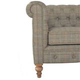 Multi Tweed 2 Seat Chesterfield IN075