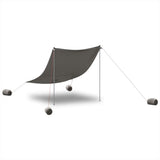 Beach Canopy with Sand Anchors Grey 214x236 cm 4008643