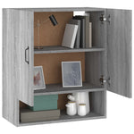 ZNTS Wall Cabinet Grey Sonoma 60x31x70 cm Engineered Wood 817589