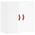 ZNTS Wall Cabinet High Gloss White 60x31x60 cm Engineered Wood 829942