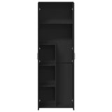 Highboard Black 60x35x180 cm Engineered Wood 3276666