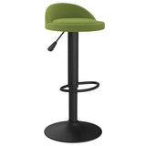 Bar Stools 2 pcs Light Green Velvet 333603