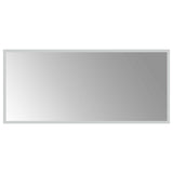 LED Bathroom Mirror Transparent 90 x 40 cm Tempered Glass 42045819