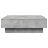 Coffee Table Concrete Grey 90x90x28 cm Engineered Wood 848090