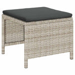 Garden Sofa Set 6 pcs Light grey and dark grey Poly Rattan 4104705