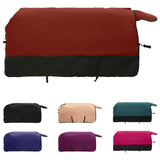 Horse Blanket Bordeaux and Black 165 cm Polyester 42013066