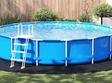 Pool Ground Sheet Folding Black 500 cm Non-woven Fabric 42009118
