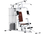 Multifunction Home Gym Weight Training Workout Station Fitness Strength Machine, White T3398P349212