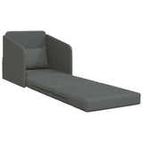 Sofa Bed Dark Grey 65 x 80 x 83 cm Fabric 4106638