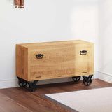 Shoe Cabinet 86x35x55 cm Solid Mango Wood 247658