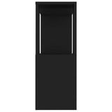 TV Cabinet Black 80x24x63 cm Engineered Wood 809117