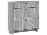 Shoe Cabinet EDE 78 x 24 x 103 cm Engineered Wood Grey Sonoma 896001