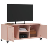 TV Cabinet Pink 100.5x39x43.5 cm Steel 846663