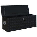 ZNTS Aluminium Box 1085x370x400 mm Black 144846