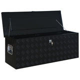 ZNTS Aluminium Box 1085x370x400 mm Black 144846