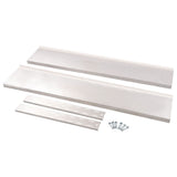 2-Tier Floating Wall Shelf Stainless Steel 150x30 cm 51049