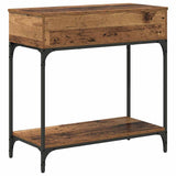 Console Table Old wood 75 x 34.5 x 75 cm Engineered wood 871296