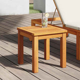 Side Table Oil Natural 35 x 35 x 34 cm Solid Acacia Wood 4108110