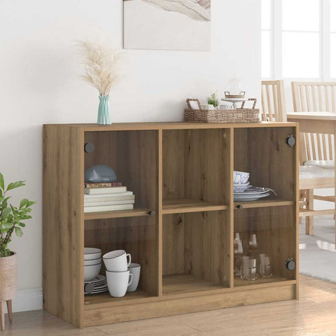 Sideboard Artisian Oak 102x37x75.5 cm Engineered Wood 3318725