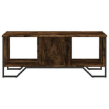 ZNTS Coffee Table Smoked Oak 100x51x40 cm Engineered Wood 848491