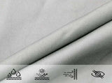 Sun Shade Sail Light Grey 5x6x6 m 100% Polyester Oxford 4000923