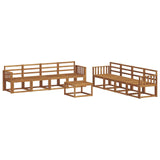 Outdoor Sofa Set 9 pcs Natural 3366177