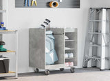 Golf Cabinet with Wheel Plain Concrete Grey 65 x 45 x 98 cm 899450