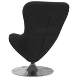 Egg Chair Black 63 x 73 x 90 cm Velvet 42002730