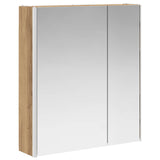 Bathroom Mirror Cabinet Artisian Oak 63.5 x 15.5 x 70 cm 889246