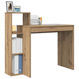 Desk with Shelf Artisan Oak 100 x 40 x 90 cm Engineered Wood 869321