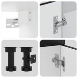 11 Piece Kitchen Cabinet Set Kalmar Black Engineered Wood 3314882