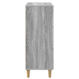 Drawer Cabinet Grey Sonoma 66 x 34.5 x 90 cm Engineered Wood 894611