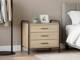 Bedside Cabinet Sonoma Oak 48 x 36.5 x 60 cm Engineered Wood 8013532