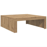 Coffee Table Artisan Oak 100x100x35 cm Engineered Wood 856685