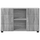 Sideboard with Shelf FLORIN Grey Sonoma 88.5 x 30.5 x 55.5 cm 880297