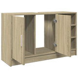 Sink Cabinet Sonoma Oak 90x29x55 cm Engineered Wood 848124