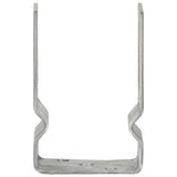 Fence Anchors 12 pcs Silver 9x6x15 cm Galvanised Steel 145334