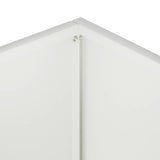 Garden Planter White 50 x 20 x 75 cm Cold-rolled Steel 8005458