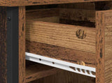 Bedside Cabinet 2 pcs Old Wood 40 x 42 x 50 cm Engineered Wood 881847