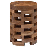 288808 Beside Cabinet 30x30x45 cm Solid Teak Wood