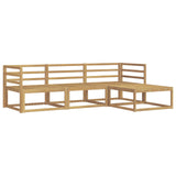 Outdoor Sofa Set 4 pcs White 245.5 x 162.5 x 73 cm 3386253
