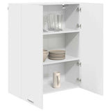 Hanging Cabinet White 80 x 31 x 100 cm Engineered Wood 884362