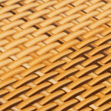 Balcony Screens 10 pcs Light Brown 255x19 cm Poly Rattan 156317