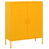 Storage Cabinet Mustard yellow Steel Medium Levelers 336164