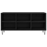 TV Cabinet Black Oak 103.5 x 30 x 50 cm Engineered Wood 881925