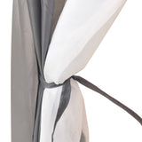 Pool Tent Fabric 660x580x250 cm Grey 93047