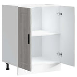 Kitchen Base Cabinet Porto Grey Sonoma Engineered Wood 853923