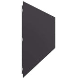 Lawn Edgings 20 pcs Black 25x103 cm Cold-rolled Steel 860172