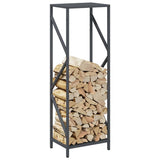 Firewood Rack Anthracite 34x25x100 cm Cold-rolled steel 864325