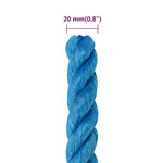 Work Rope Blue 20 mm 50 m Polypropylene 152991